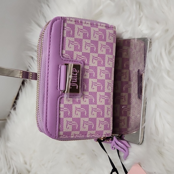 Juicy Couture Handbags - 💜🔹️Juicy Couture🔹️ Miss Juicy Violet Tulle Purple Medium Zip-around Wallet